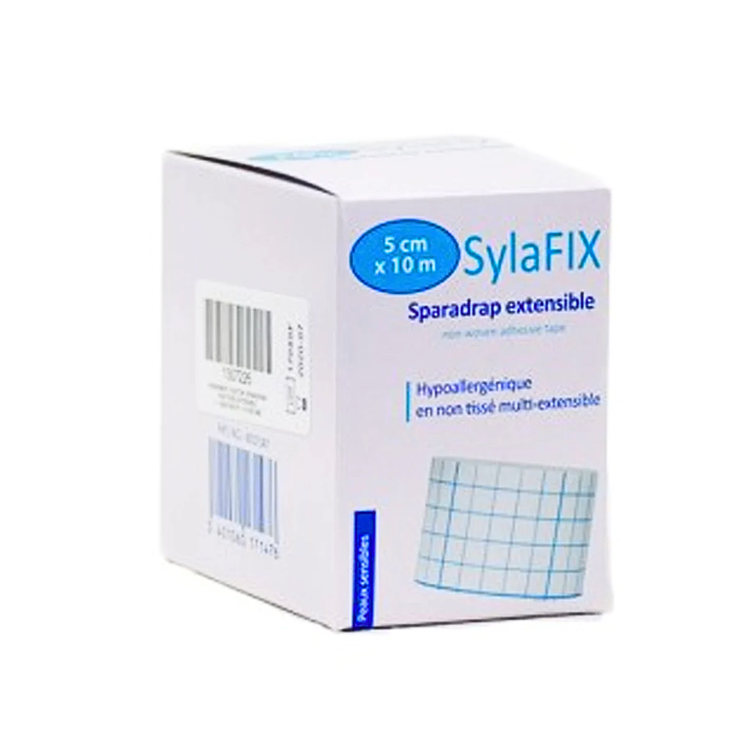 Sylafix-Sparadrap-Extensible-510cm Sylafix Sparadrap Extensible 5*10cm – Image 1