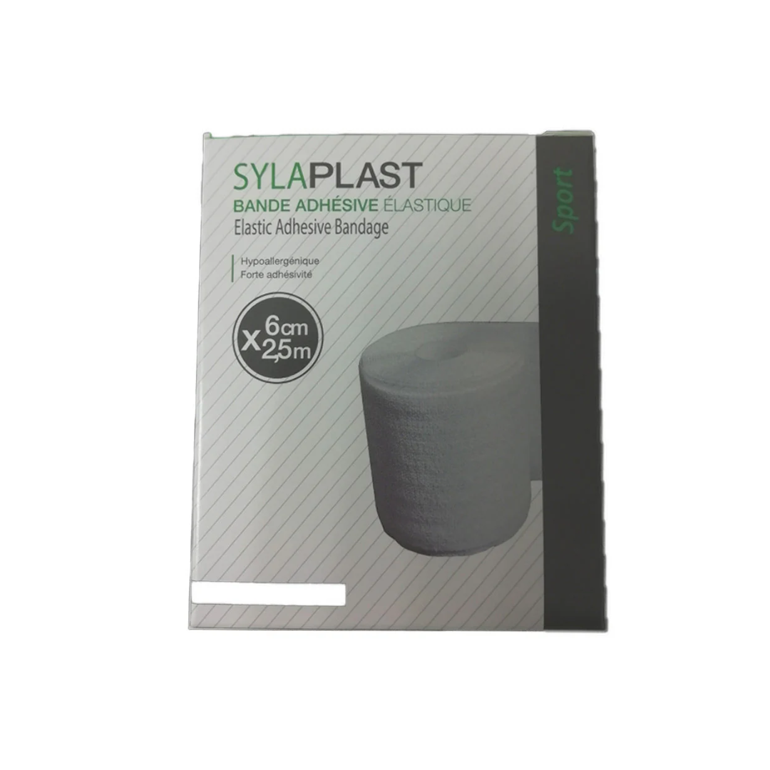 Sylaplast-Bande-Adhesive-Elastique-6cm2.5m Sylaplast Bande Adhesive Elastique 6cm*2.5m – Image 1