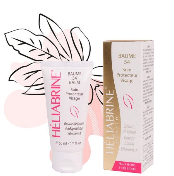 Heliabrine Baume 54 soin visage 50Ml = Heliabrine Exfoliant Visage OFFERT