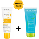 Photoderm duo pack "Fluide max invisible spf100+sebium gel moussant "