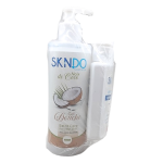 Skindo duo pack " gel douche de coco 400ml+lait corporel 125ml"