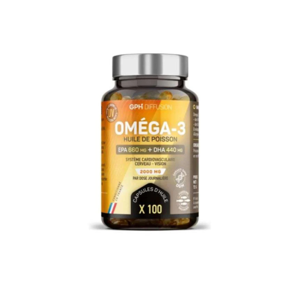 GPH Omega 3 marines 100capsules 505mg