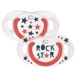 BÉBÉ CONFORT SUCETTE NATURAL PHYSIO 6-18M REBEL RULE ROCK STARX2