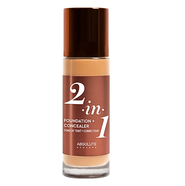 ABSOLUTE NEW YORK 2in1 Foundation & Concealer Warm Sand 35ml