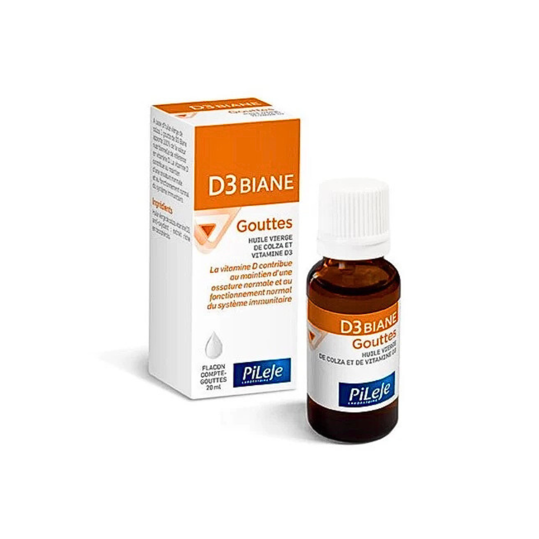 D3-Biane-Gouttes-Huile-de-Vierge-de-Colza-et-Vit-D3-20ml D3 Biane Gouttes Huile De Vierge De Colza Et Vitamine D3 20ml – Image 1