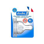 Dodie - Tétines Initiation+ col large (0-6 M) 3 vitesses Débit 1 (X2)