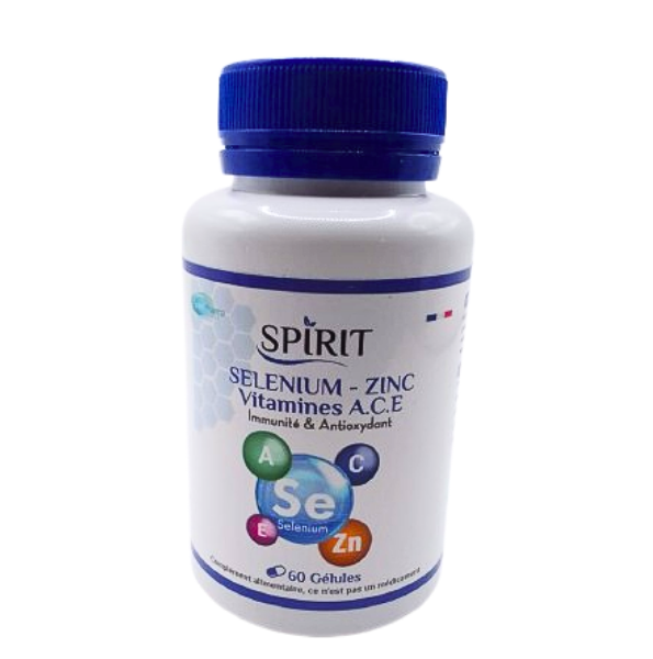 Spirit Selenium Zinc Vitamines A.C.E 60gelules
