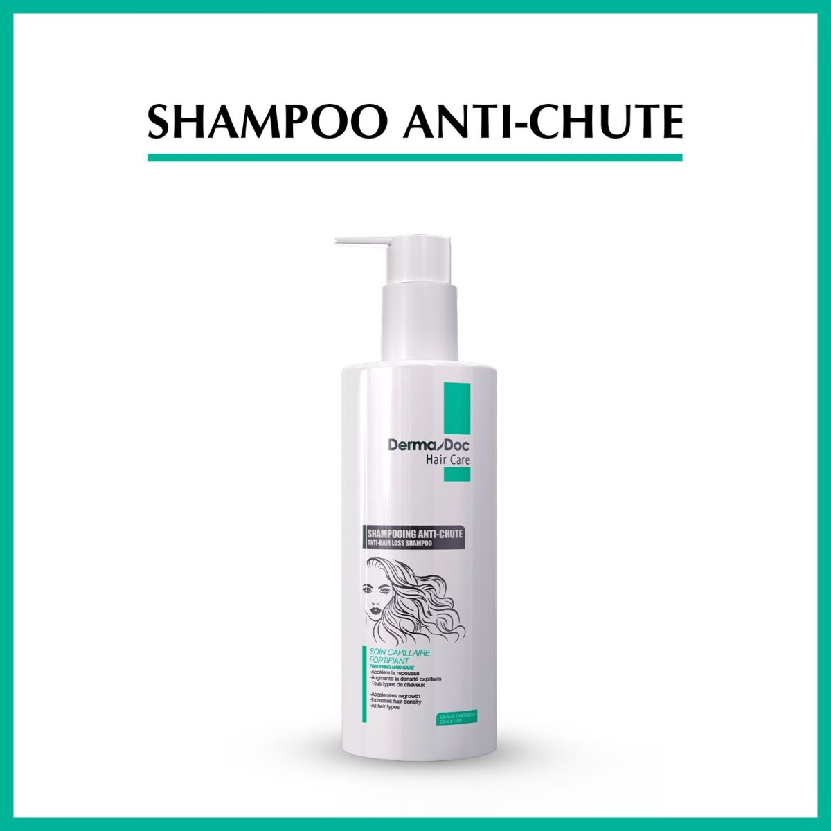 DermaDoc Shampooing Anti-Chute – Image 1