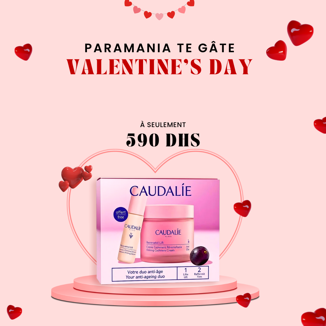 8 Caudalie Resveratrol-Lift Coffret Creme Cachemire+Serum Liftant Fermete – Image 1