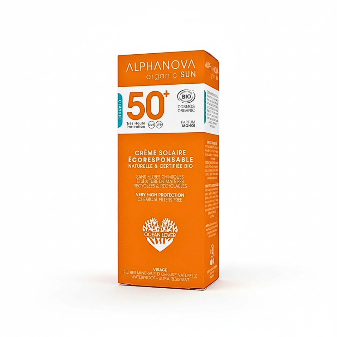 Alphanova-Sun-Ecran-solaire-Classic-creme-spf50-50g Alphanova Sun Ecran solaire Classic creme spf50+ 50g – Image 1