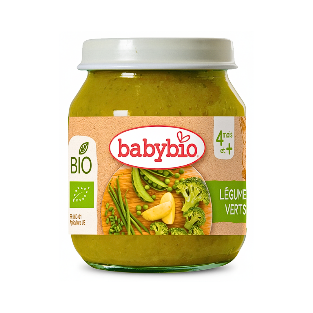 Babybio-Petit-Pot-Legumes-Verts-130g Babybio Petit Pot Legumes Verts 130g – Image 1