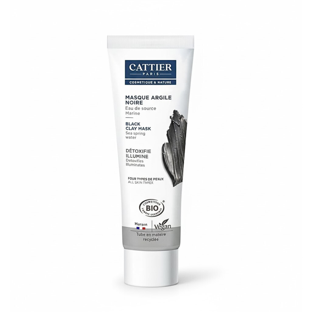 Cattier-Masque-Argile-Noire-100ml Cattier Masque Argile Noire 100ml – Image 1