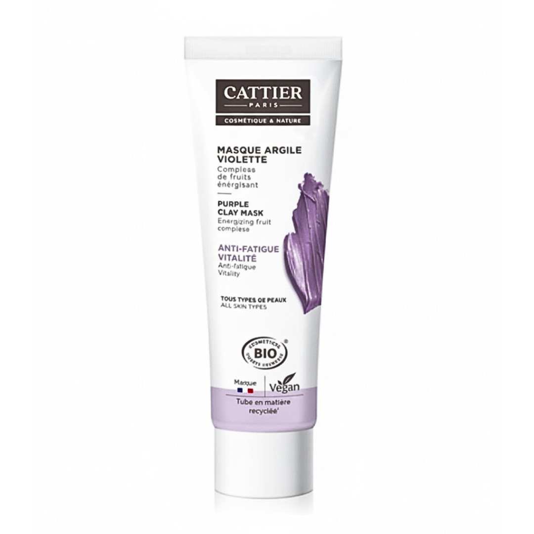 Cattier-Masque-Argile-Violette-100ml Cattier Masque Argile Violette 100ml – Image 1