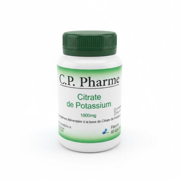 Citrate De Potassium 1000mg 60 gelules