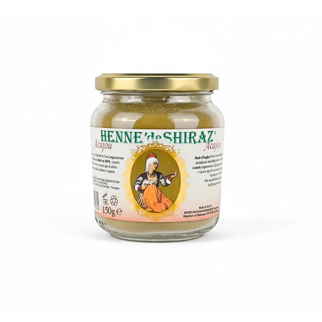 Henne-De-Shiraz-Acajou-150g Henne De Shiraz Acajou 150g – Image 1