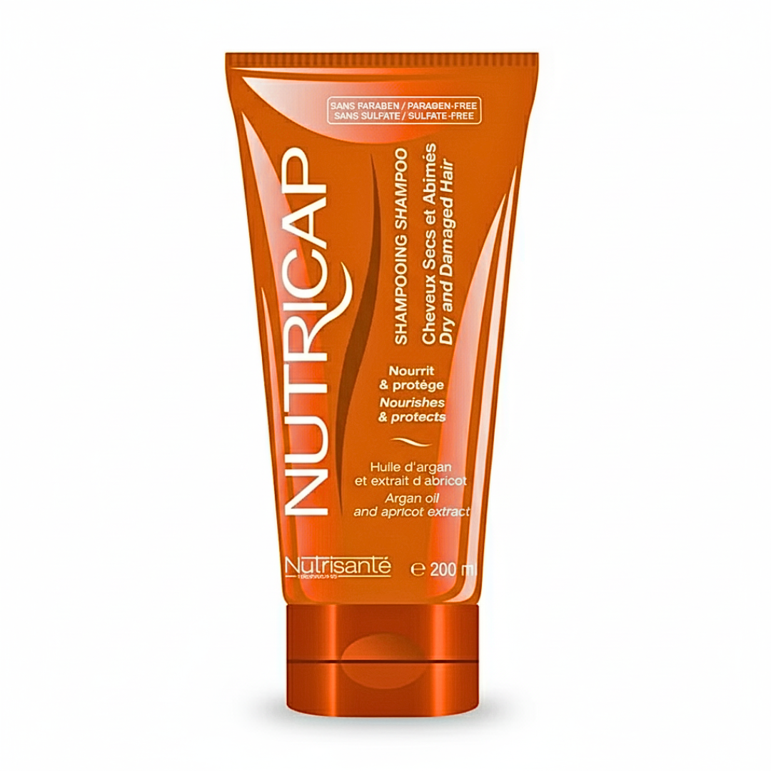Nutricap-Shamp-Chvx-secs-abimes-200ml Nutricap Shampoing Cheveux Secs & Abimes 200ml – Image 1