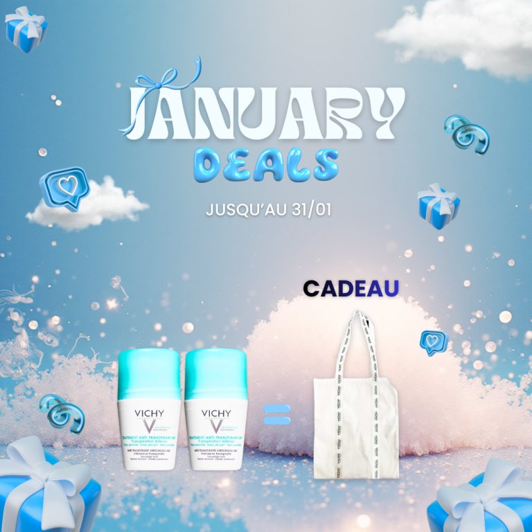 Vichy Dermo-Tolérance Déodorant 48H Anti-Traces Jaunes et Blanches Bille Peau Sensible 50ml = Tote Bag Offert