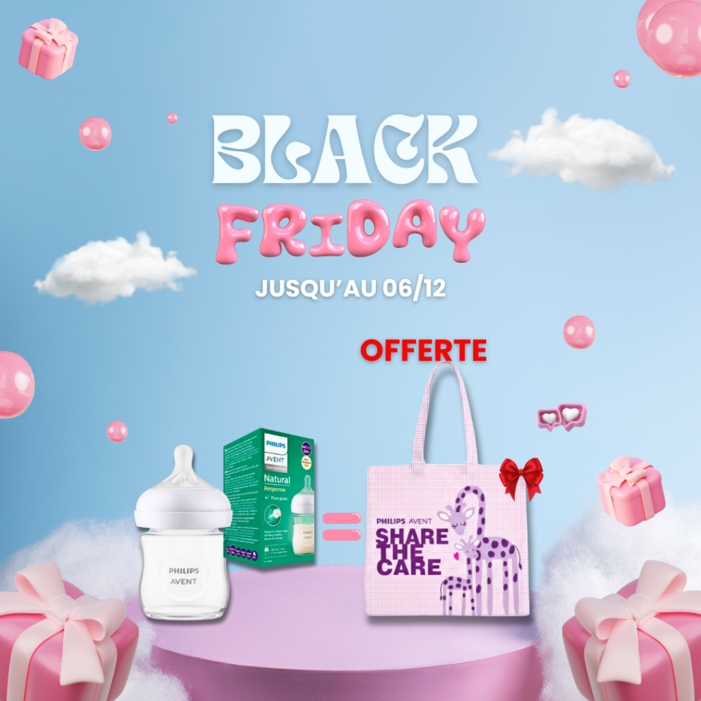 AVENT BIBERON NATURAL EN VERRE 3.0 TEAT 1M+ 260ML SCY930/01 = Tote Bag Offert