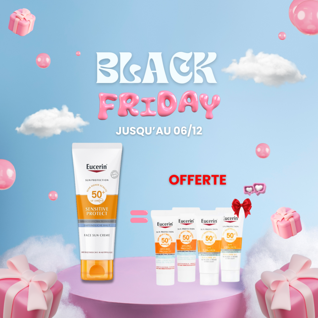 EUCERIN SENSITIVE PROTECT SPF 50+ 50ML = 4 Miniatures Offertes