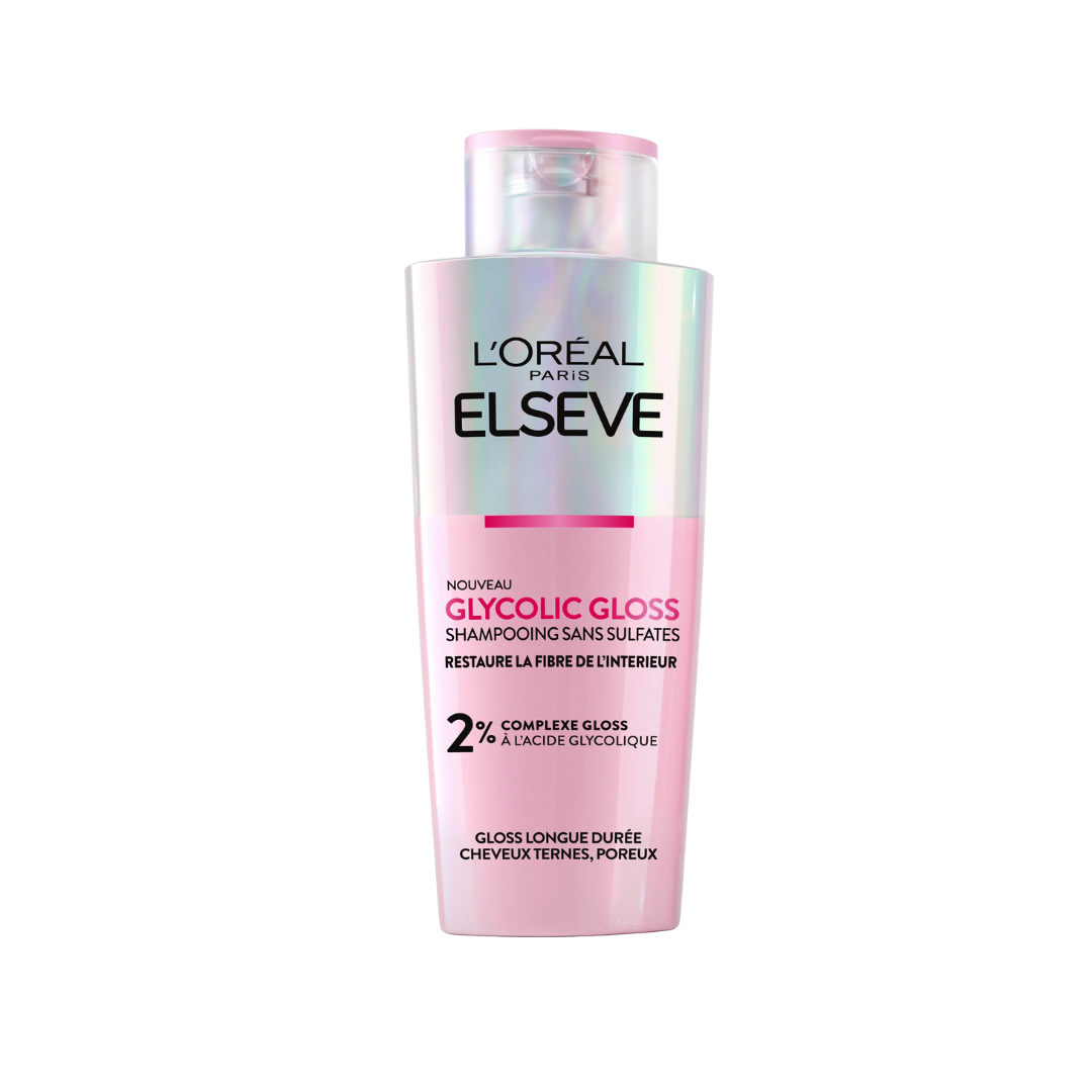 Elseve-Glycolic-Gloss-Shampooing-200ml Elseve Glycolic Gloss Shampooing 200ml – Image 1