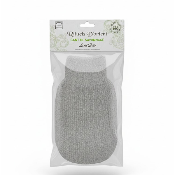 Rituels D'orient Gant De Savonnage Lin Bio