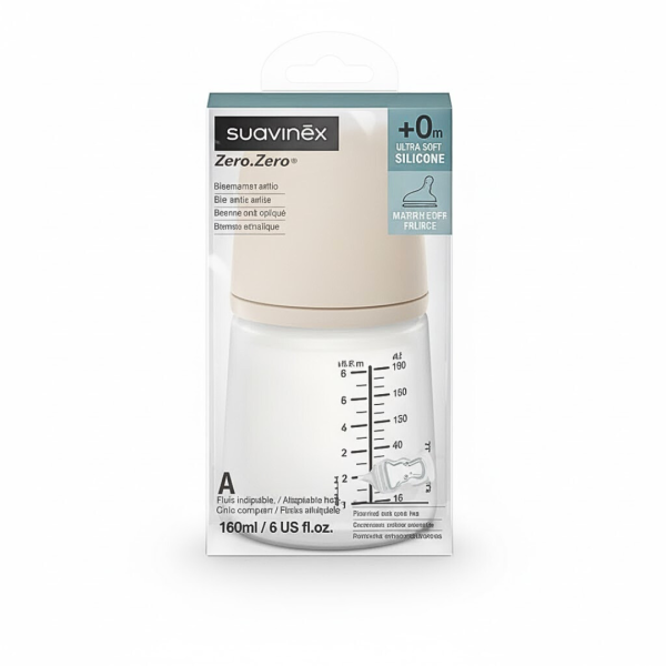 Suavinex Biberon Anti-Colique Adaptable Flow +0m 180ml