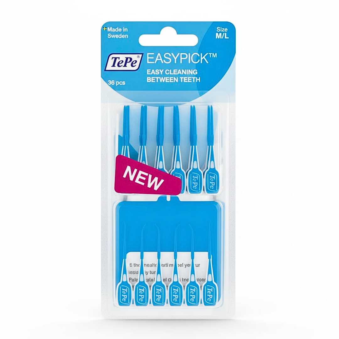 Tepe-Easypick-Taille-ML-Bleu-36-pcs Tepe Easypick Taille M/L Bleu 36 Pieces – Image 1
