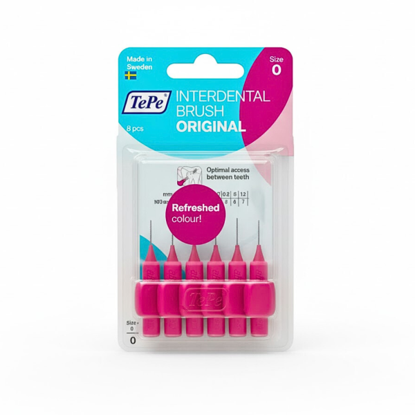 Tepe Interdental Brush Original Rose 0.4mm Taille 0-6Pieces