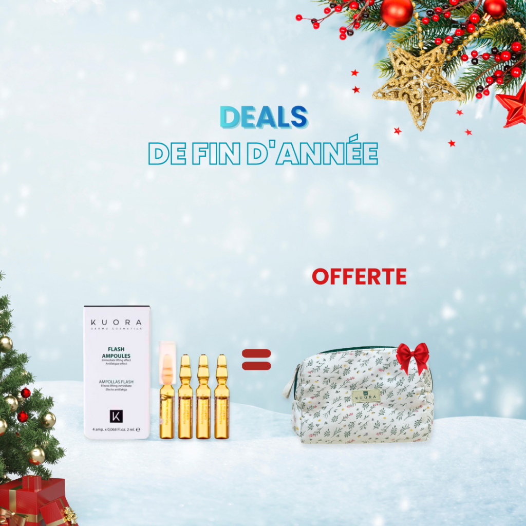 KUORA Flash Ampoules Lifting Immediat 2ml*4 = Trousse Offerte