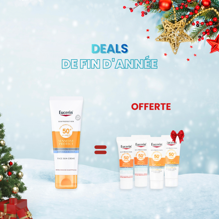 EUCERIN SENSITIVE PROTECT SPF 50+ 50ML = 4 Miniatures Offertes