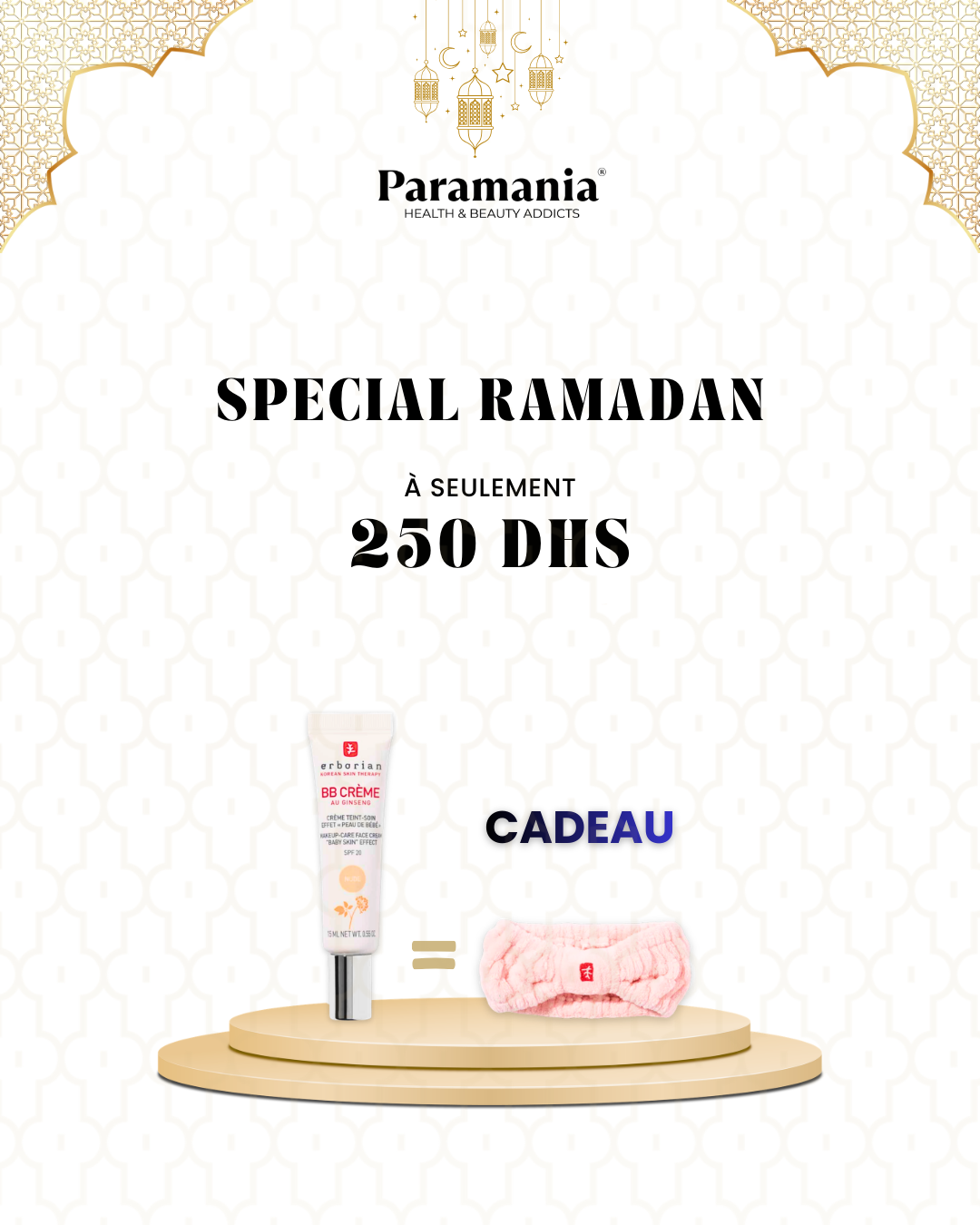 12 ERBORIAN – BB Crème Claire 15ml = Bandeau Offert – Image 1