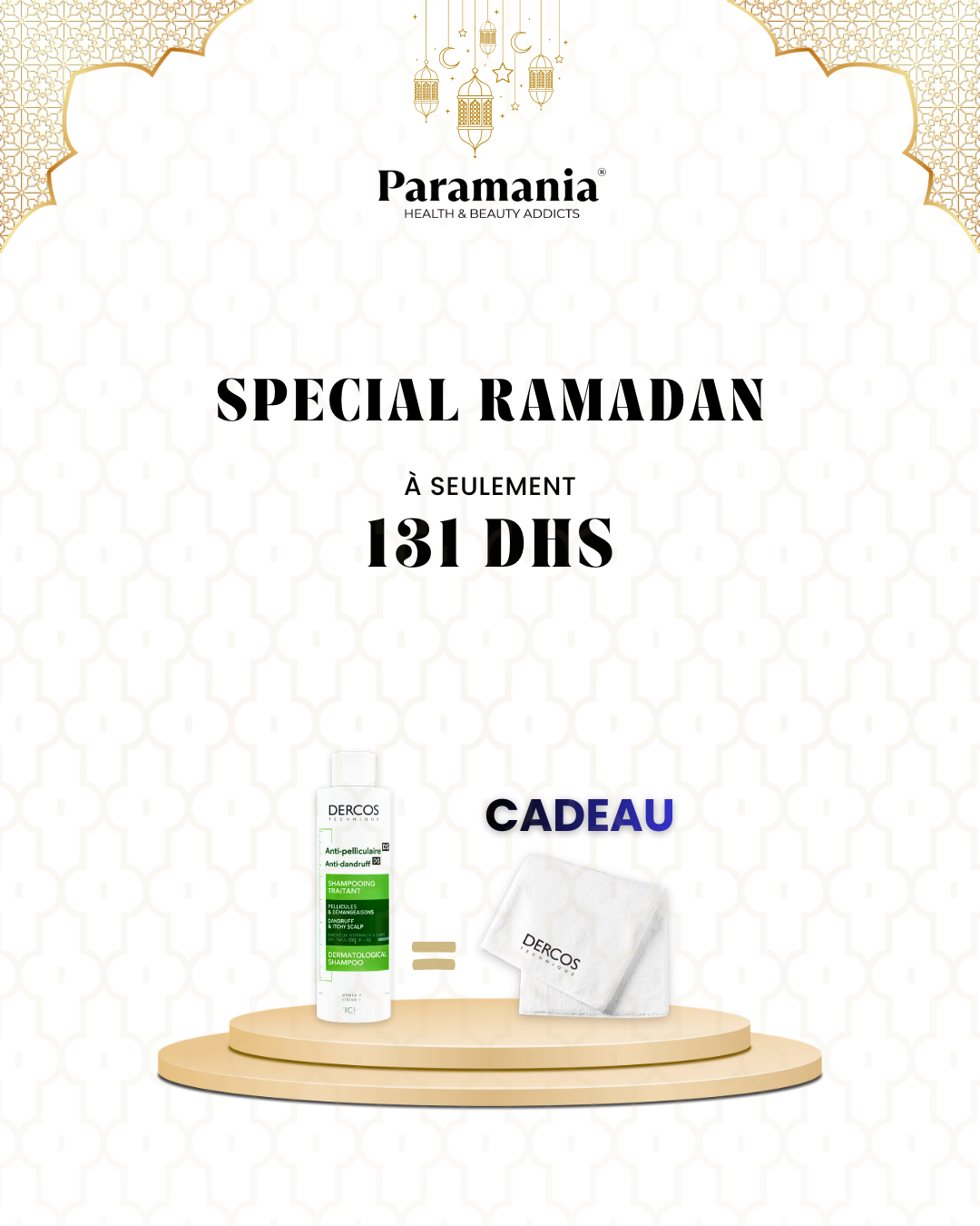 13 Vichy Dercos Shampoing Traitant Anti-Pelliculaire Cheveux Normaux à Gras 200ml = Serviette Offerte – Image 1