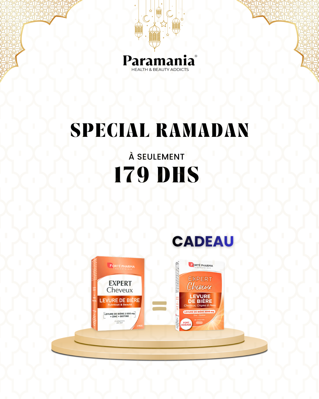 18 Forte Pharma Levure De Biere Boite 56 Comprimes+Boite 28 Comprimes Pack – Image 1