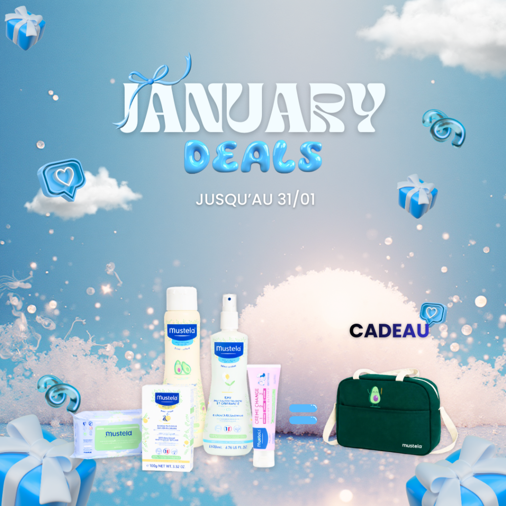 Mustela Kits Soins Essentiels Bebe à l’Avocat BIO + Sac à langer Offert