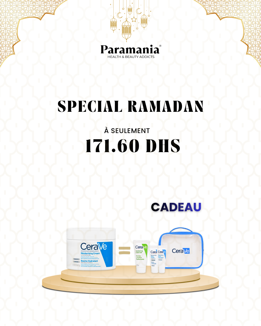 9 CeraVe Baume Hydratant Nourrissant Peau Sèche à Très Sèche 454g = Trousse + Crème Lavante 20ml + 2 Baume Hydratant 5ML – Image 1