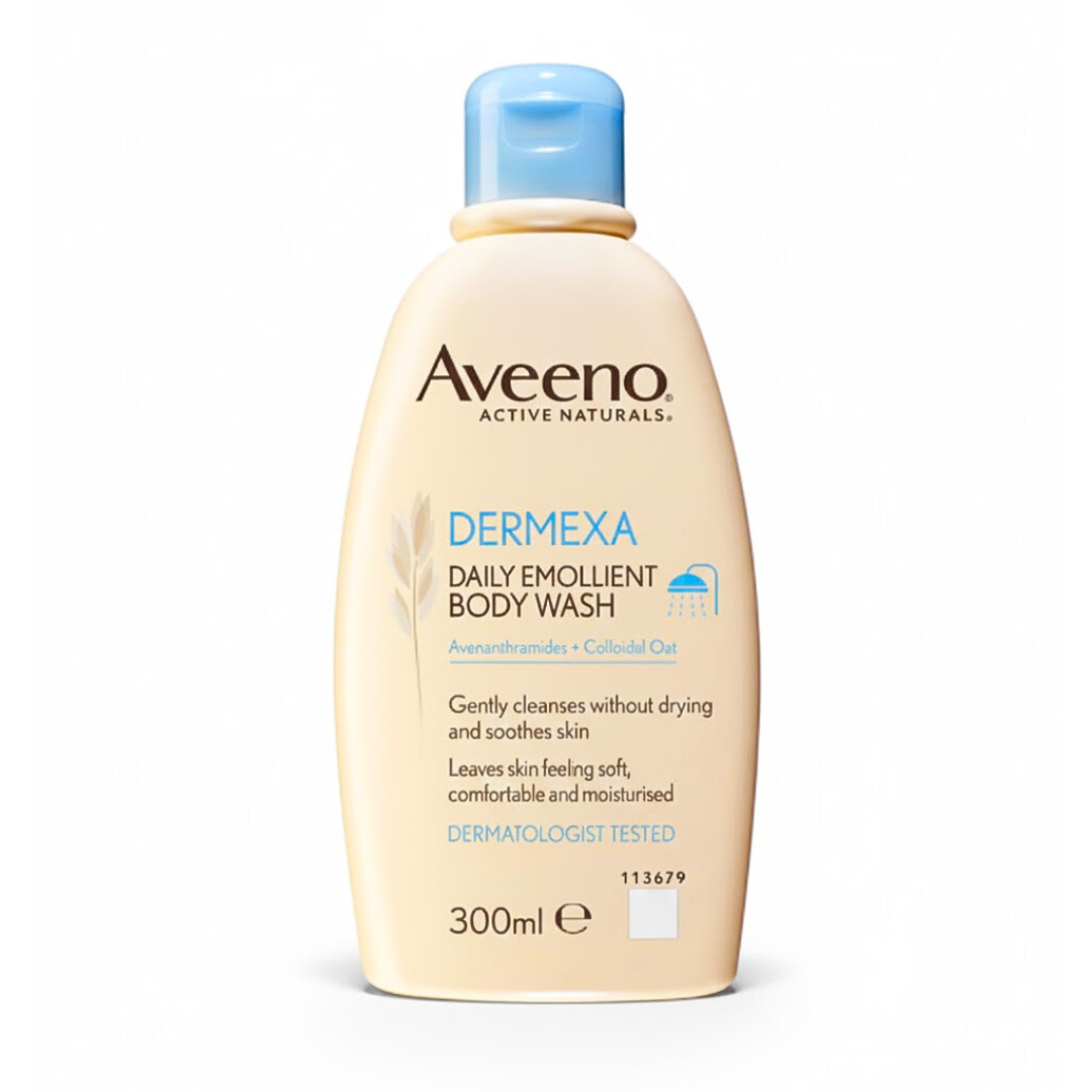 Aveeno-Dermexa-Daily-Emollient-Body-Wash-300ml Aveeno Dermexa Daily Emollient Body Wash 300ml – Image 1