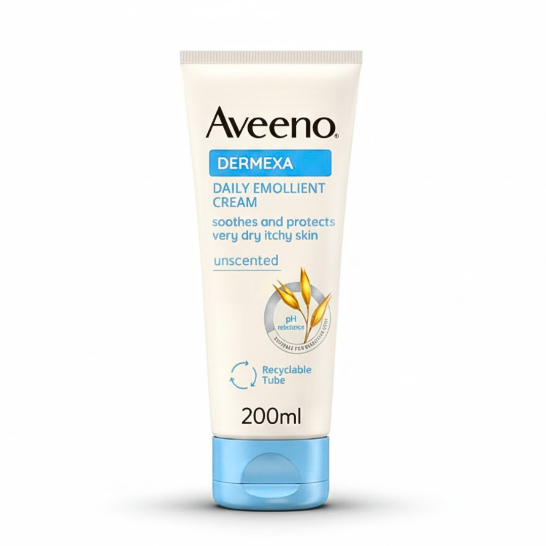 Aveeno-Dermexa-Emollient-Cream-200ml Aveeno Dermexa Emollient Cream 200ml – Image 1
