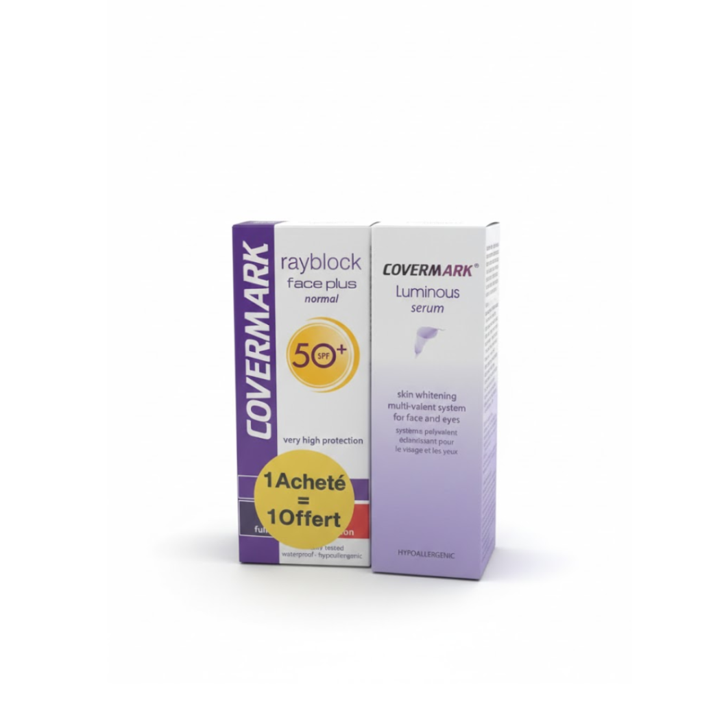 Covermark Luminous Serum + Rayblock Normal Invisible Pack | Paramania ...