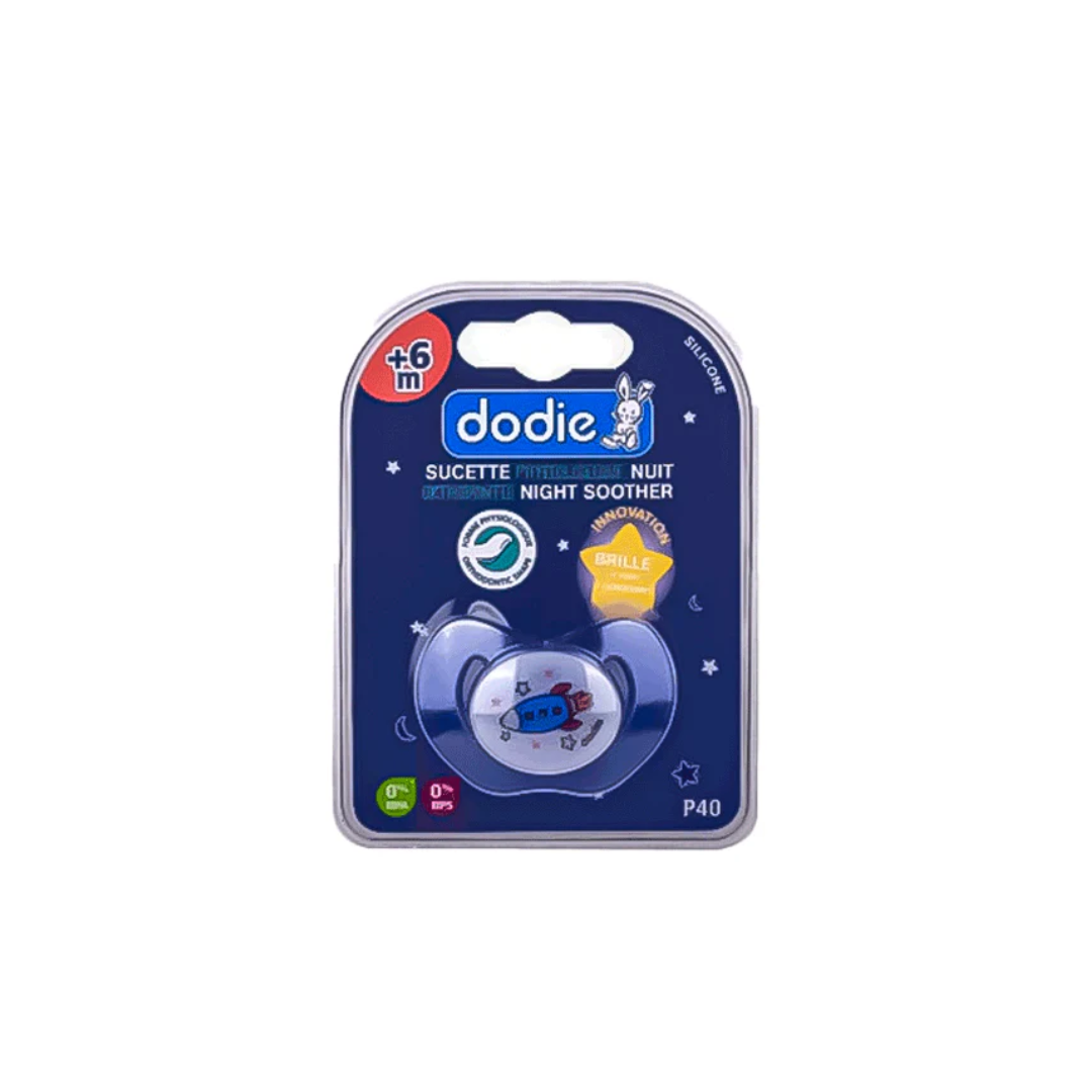 Dodie-Suc-physio-Nuit-P40-6m-SaturneLune Dodie Sucette Physio Nuit P40 +6m – Image 1