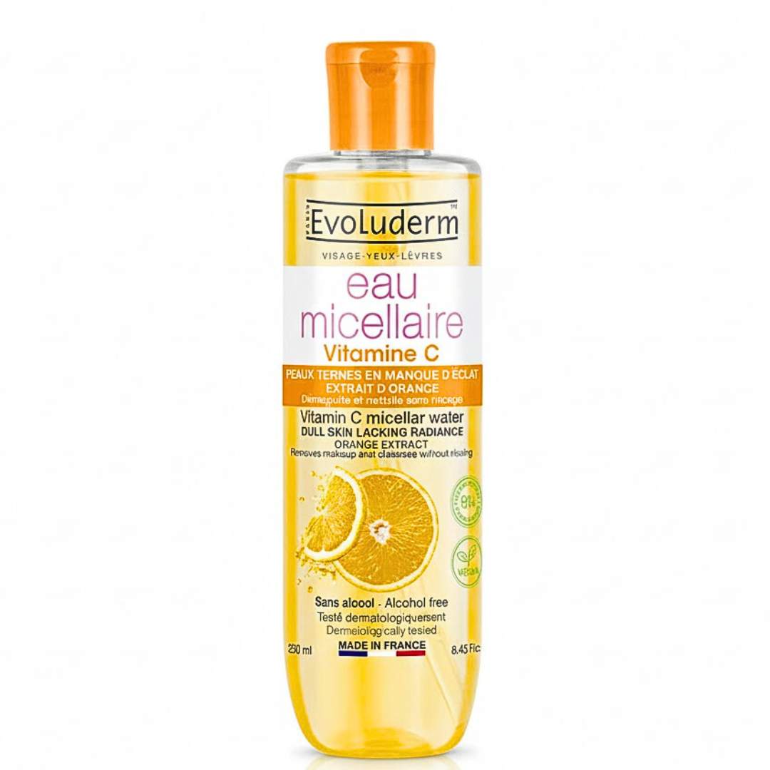 Evoluderm-Eau-Micellaire-Vitamine-C-250ml Evoluderm Eau Micellaire Vitamine C 250ml – Image 1