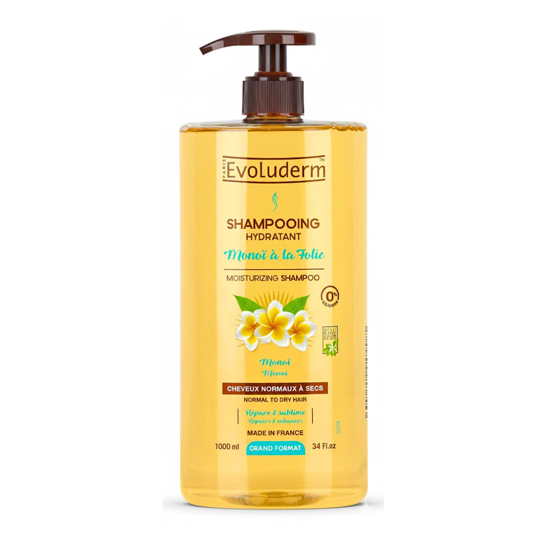 Evoluderm-Shampo-Monoi-a-La-folie-1L Evoluderm Shampoing Monoi A La folie 1L – Image 1