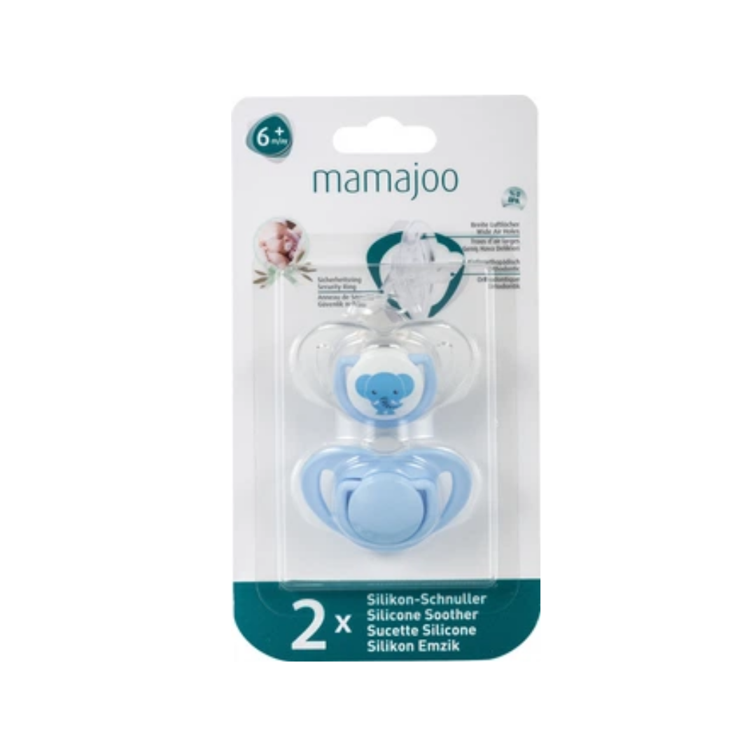 Mamajoo-2-Suc-orthontique-Elephant-6m-MMJ3046 Mamajoo 2 Sucette Orthontique Elephant +6m – Image 1
