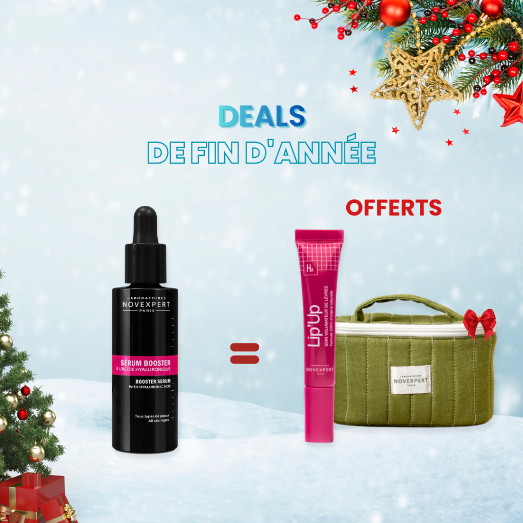 Novexpert Routine Repulpante et Anti-Âge – Sérum Booster à l’Acide Hyaluronique 30ml + Lip’Up Soin Volumateur de Lèvres 8ml Offert