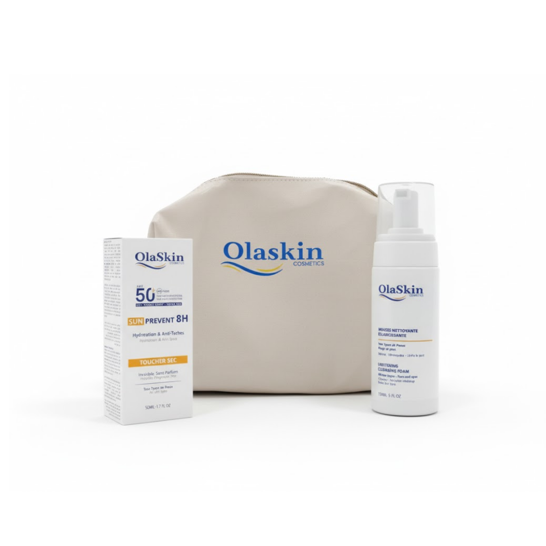 Olaskin-Duo-Pack-Sun-prevent-50mlMousse-Nett-150ml- Olaskin Sun Prevent 50ml+ Mousse Nettoyant 150ml Pack – Image 1