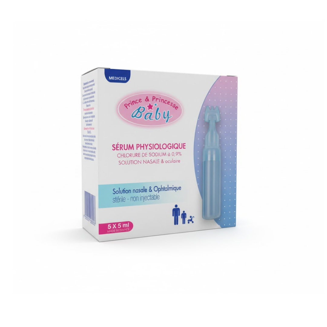 Prince-princesse-Serum-physio55 Prince & Princesse Serum Physiologique 5 x 5Ml – Image 1