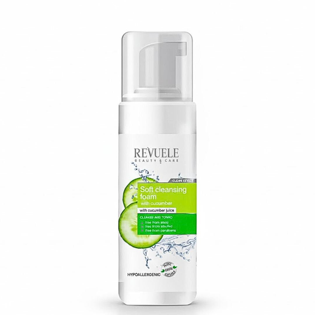 Revuele-Air-Cleansing-Foam-With-Cucumber-Juice-150ml Revuele Air Cleansing Foam With Cucumber Juice 150ml – Image 1