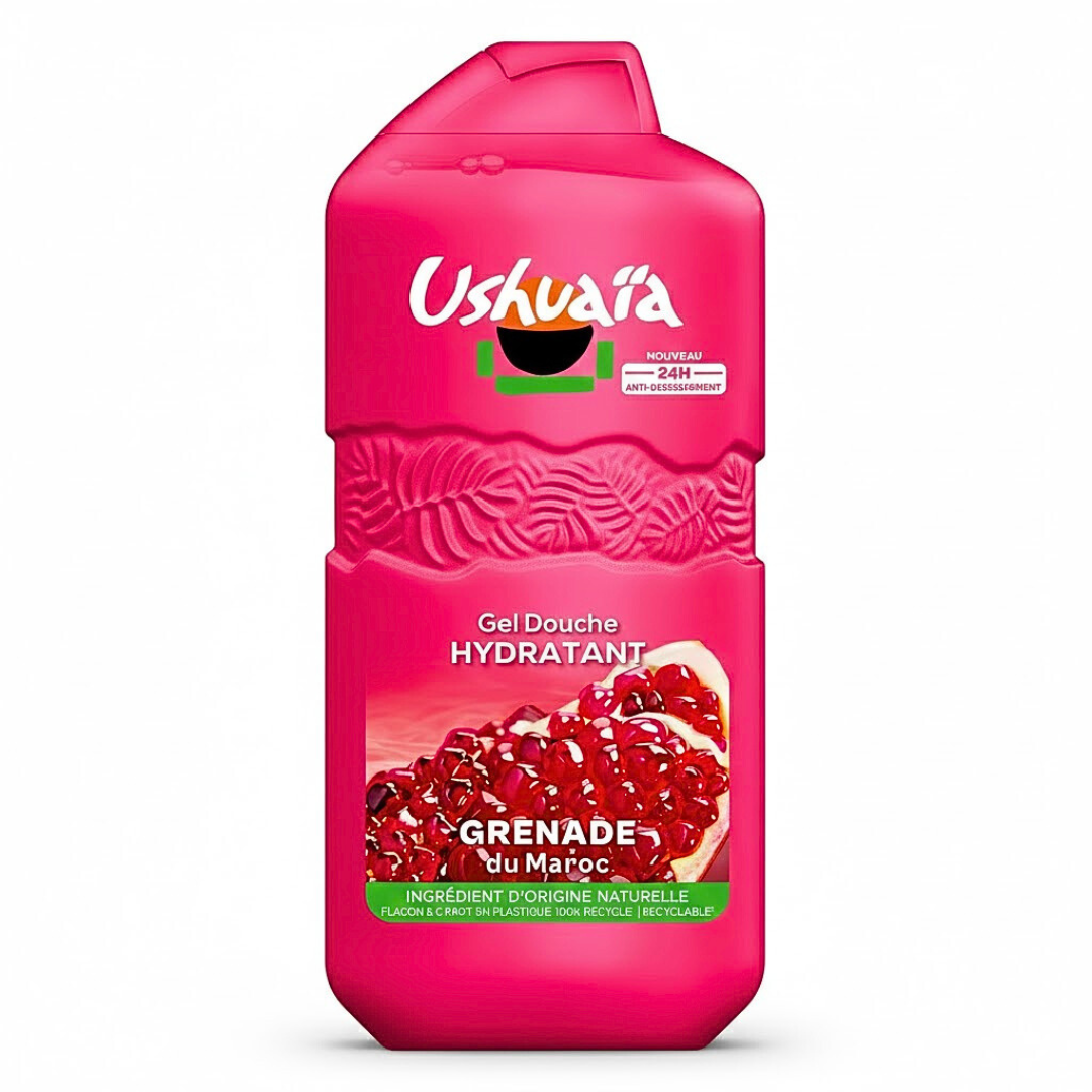 USH-Gel-Douche-Hydratante-Grenade-280ml Ushuaia Gel Douche Hydratante Grenade 280ml – Image 1