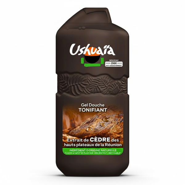 Ushuaia Gel Douche Tonifiante Cedre 280ml