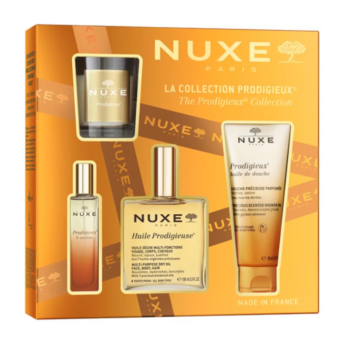 nuxe-nuxe-coffret-la-collection-prodigieux-coffrets NUXE COFFRET CULTE PRODIGIEUX – Image 1