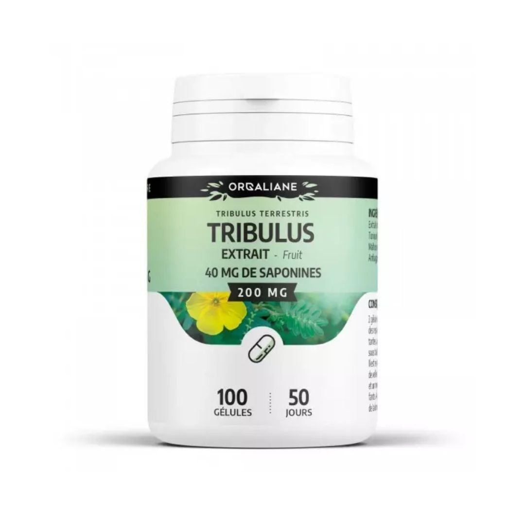 GPH-Orgaliane-Tribulus-200mg-100gelules GPH DIFFUSION TRIBULUS EXTRAIT 100 GELULES – Image 1
